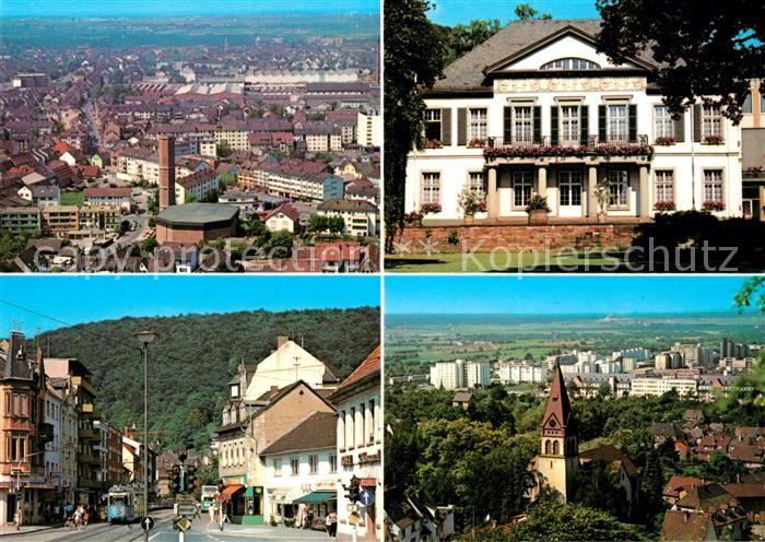 Rohrbach Heidelberg Stadtpanorama Kirche Amalien Schloesschen Markt Neubausiedlu
