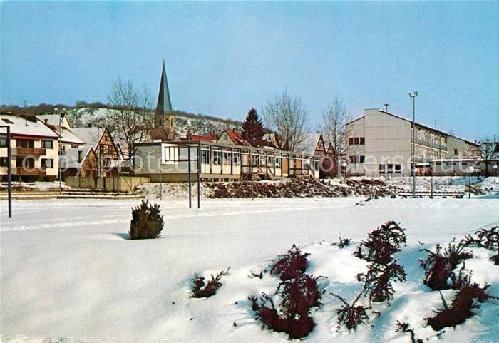 Geradstetten Teilansicht im Winter