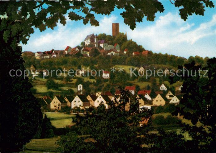 Krofdorf-Gleiberg Blick zur Burg Gleiberg