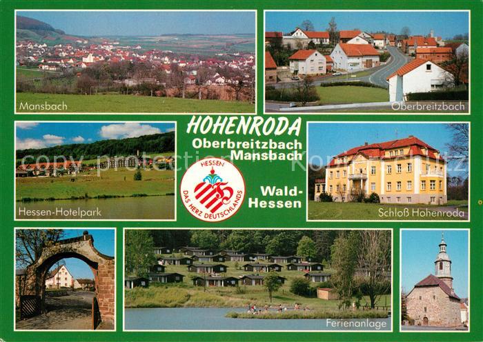 Hohenroda Hessen Panorama Mansbach Hessen Hotelpark Oberbreitzbach Schloss Hohen