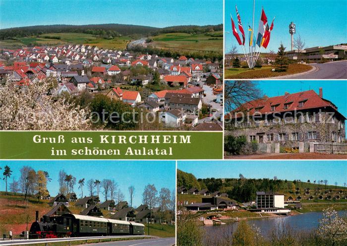 Kirchheim Hessen Stadtpanorama Ferienpark Fahnen