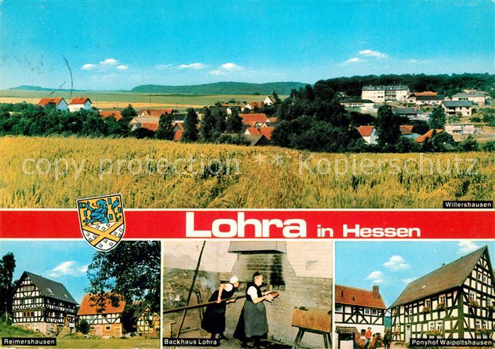 Lohra Panorama Willershausen Reimershausen Backhaus Ponyhof Waipoltshausen Fachw