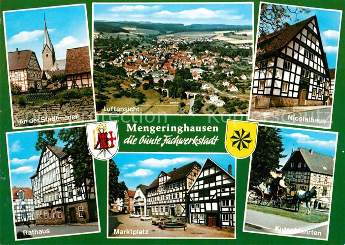Mengeringhausen Stadtmauer Nicolaihaus Fachwerk Rathaus Marktplatz Kutschfahrten