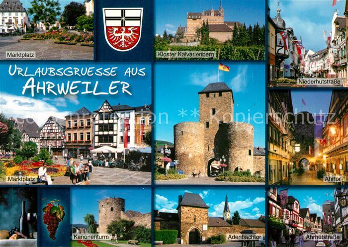 Ahrweiler Ahr Marktplatz Kloster Kalvarienberg Innenstadt Ahrtor Kanonenturm Ade