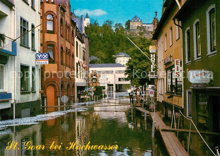 St Goar bei Hochwasser