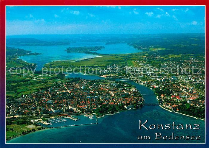 Konstanz Bodensee Fliegeraufnahme