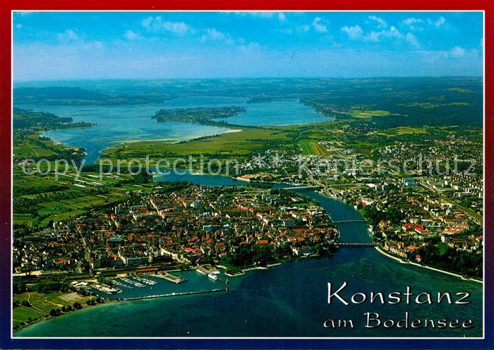 Konstanz Bodensee Fliegeraufnahme