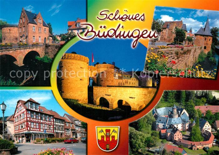 Buedingen Hessen Muehltorbruecke Schlaghaus Stadtmauer Bollwerk Fachwerkhaus Sch