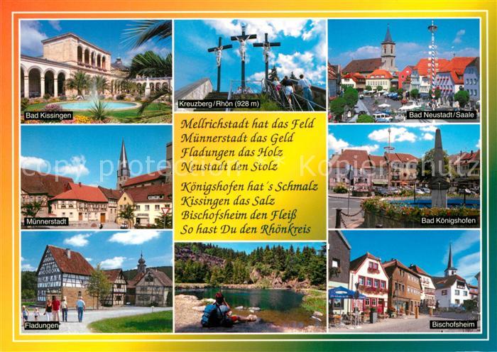 Kreuzberg Rhoen Golgota Kreuze Wallfahrtsort und Umgebung Gedicht