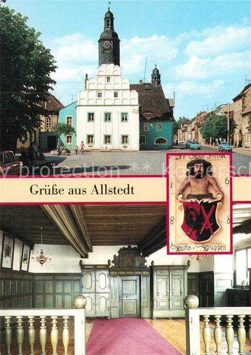 Allstedt Rathaus Wappen Saal Sondermarke