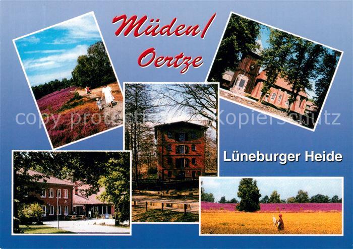 Mueden oertze Landschaftspanorama Lueneburger Heide Hotel Restaurant Kirche