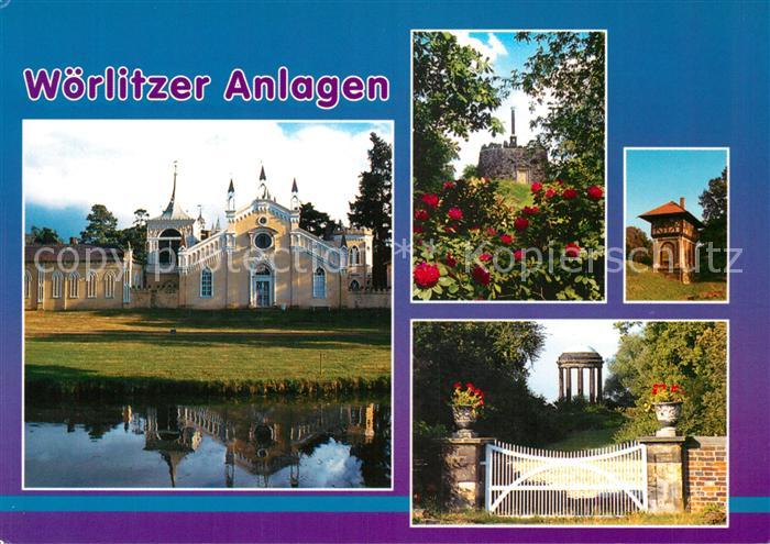 Woerlitz Woerlitzer Anlagen Gotisches Haus Monument Limesturm Schoenitzer See Ve