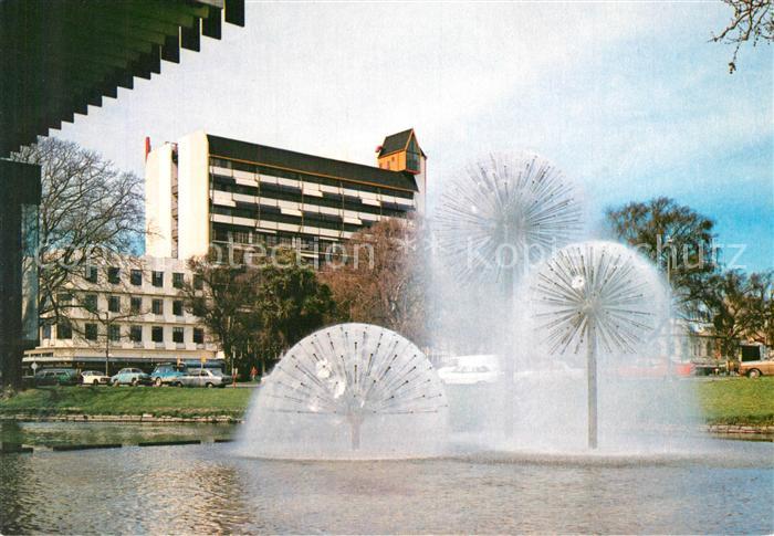 Christchurch Canterbury Ferrier Fountain and Ramada Inn Hotel
