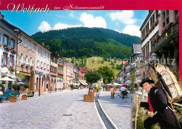 Wolfach Innenstadt Fussgaengerzone Baechle