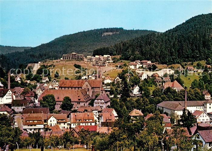 Alpirsbach Panorama Kurstadt Klosterstadt im Schwarzwald