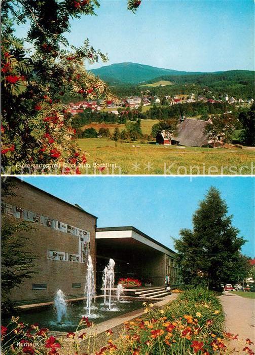 Hinterzarten Breisgau-Hochschwarzwald BW Kurhaus Panorama mit Blick zum Hochfirs