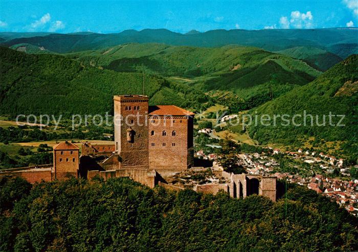 Annweiler Trifels Burg Trifels Fliegeraufnahme