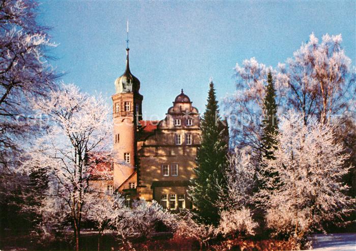 Loehne Ulenburg im Winter Rauhreif