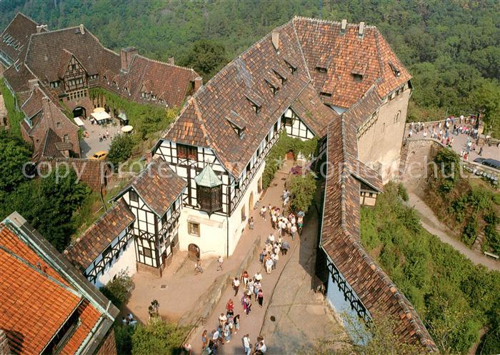 Eisenach Thueringen Wartburg Burghof Wartburghotel