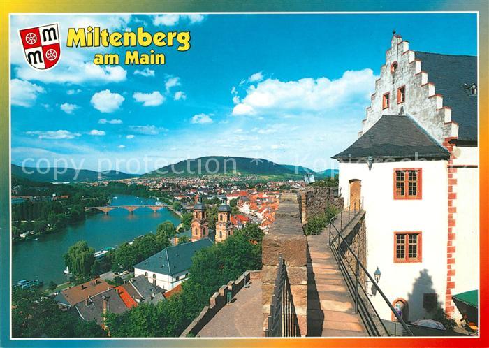 Miltenberg Main Panorama Blick von der Mildenburg
