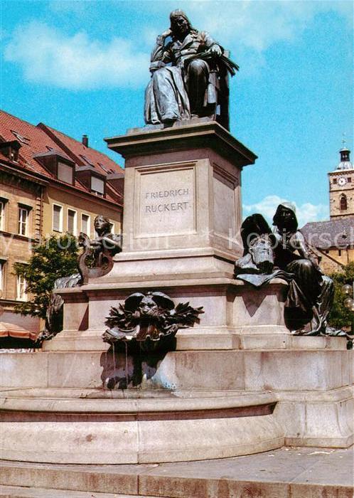 Schweinfurt Friedrich Rueckert Denkmal