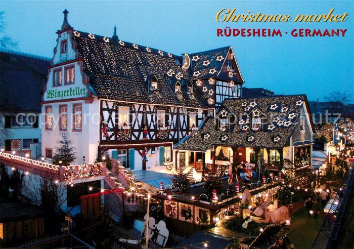 Ruedesheim Rhein Weihnachtsmarkt Winzerkeller