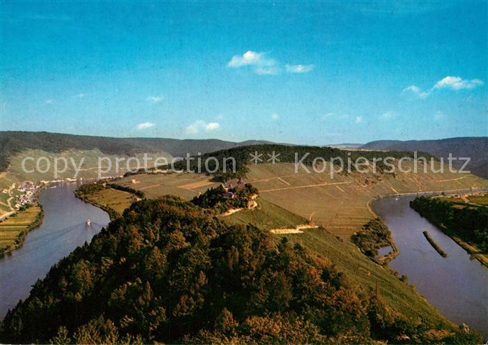Marienburg Mosel Panorama Moseltal Fliegeraufnahme