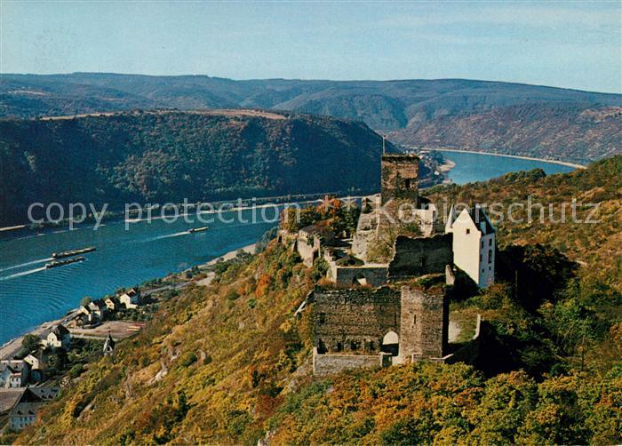 Kamp-Bornhofen Burg Sterrenberg Burgruine Rheintal Fliegeraufnahme