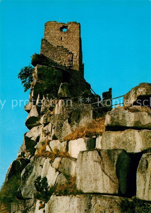 Flossenbuerg Burgruine Oberpfaelzer Wald