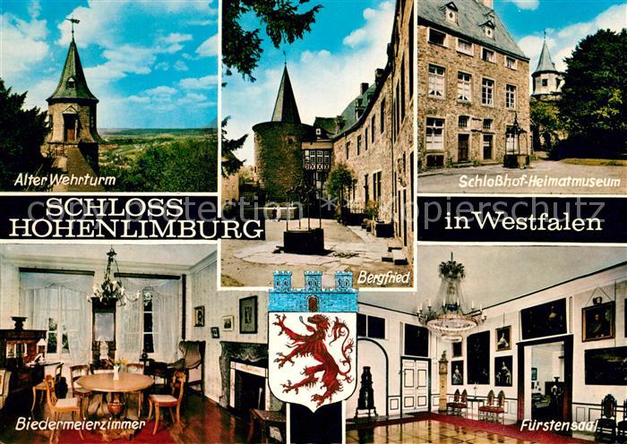 Hohenlimburg Schloss Alter Wehrturm Schlosshof Heimatmuseum Bergfried Biedermeie