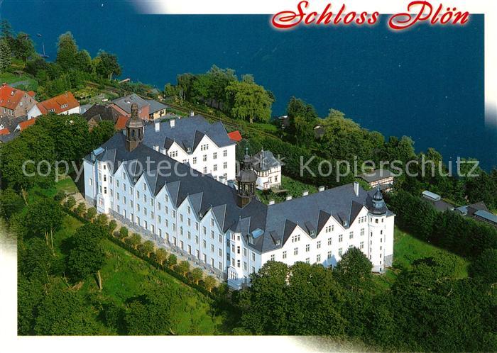 Ploen See Schloss Naturpark Holsteinische Schweiz Fliegeraufnahme