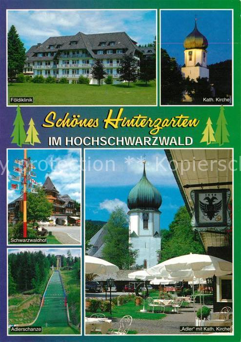 Hinterzarten Breisgau-Hochschwarzwald BW Klinik Kirche Schwarzwaldhof Maibaum Ad
