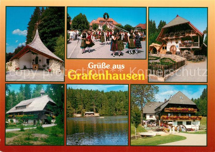 Grafenhausen Schwarzwald Kapelle Schwarzwaldhaus Festumzug See