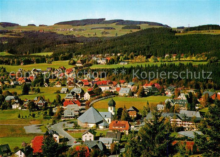 Hinterzarten Breisgau-Hochschwarzwald BW Panorama Luftkurort Wintersportplatz im
