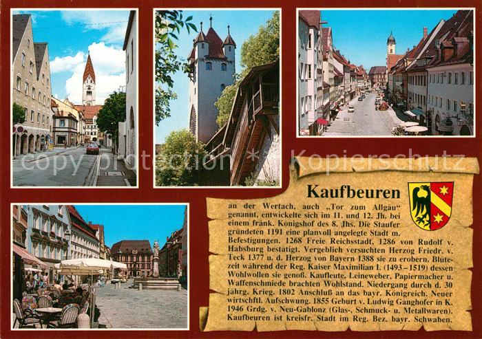 Kaufbeuren St. Martinskirche Kaiser-Max-Strasse Rathaus