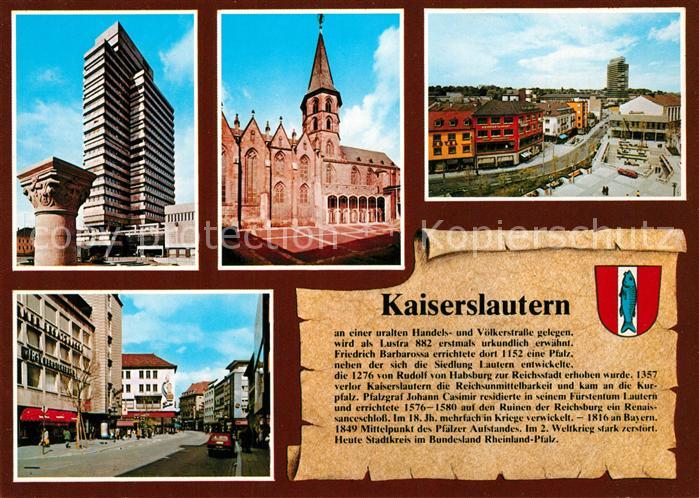 Kaiserslautern Rathaus Stiftskirche Fackelrondell