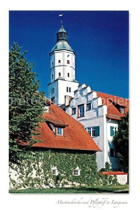 Langenau Wuerttemberg Martinskirche Pfleghof Langenau