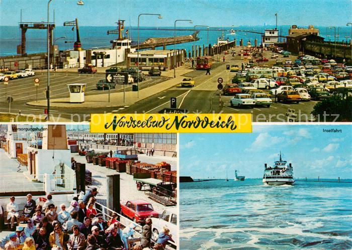 Norddeich Ostfriesland Versorgungshafen Inselfahrt