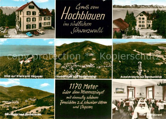 Hochblauen Aussichtsturm Belchen Hotel Hochlbauen