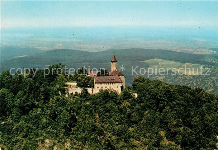 Kirchheim Teck Burg Teck Fliegeraufnahme