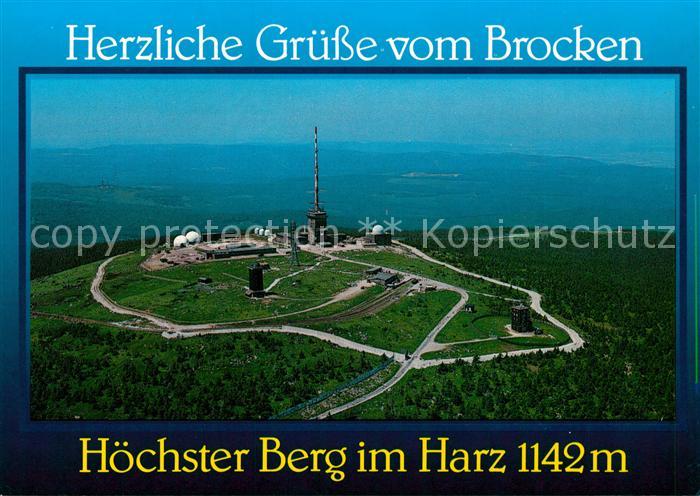 Brocken Harz Fliegeraufnahme