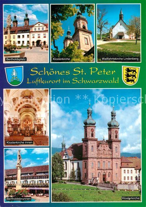 St Peter Schwarzwald Wallfahrtskirche Lindenberg Bertholdsplatz Klosterkirche