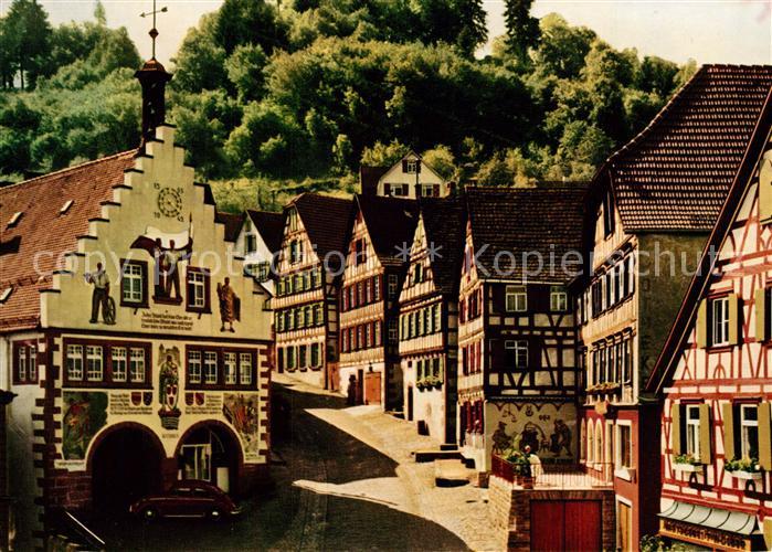 Schiltach Marktplatz Rathaus