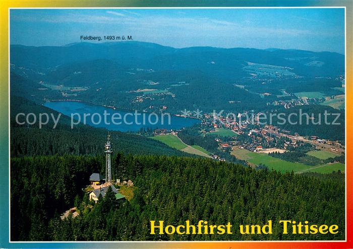 Hochfirst Berg Fliegeraufnahme Titisee Feldberg