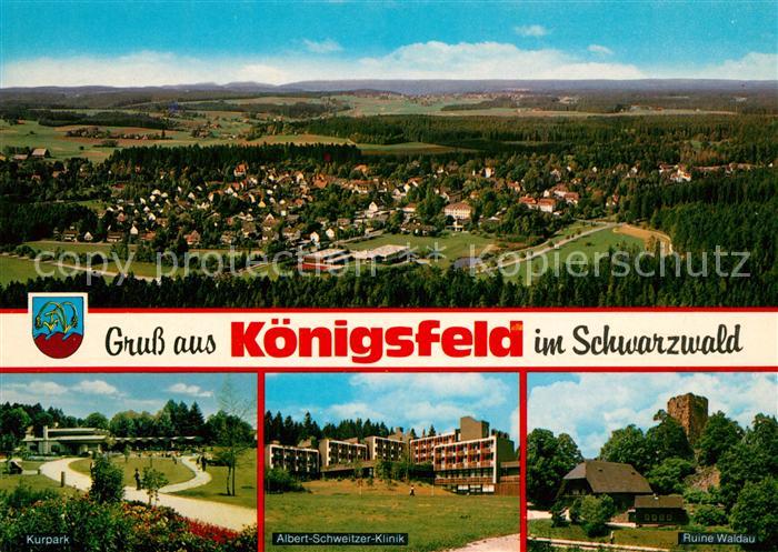 Koenigsfeld Schwarzwald Ruine Waldau Albert-Schweitzer-Klinik
