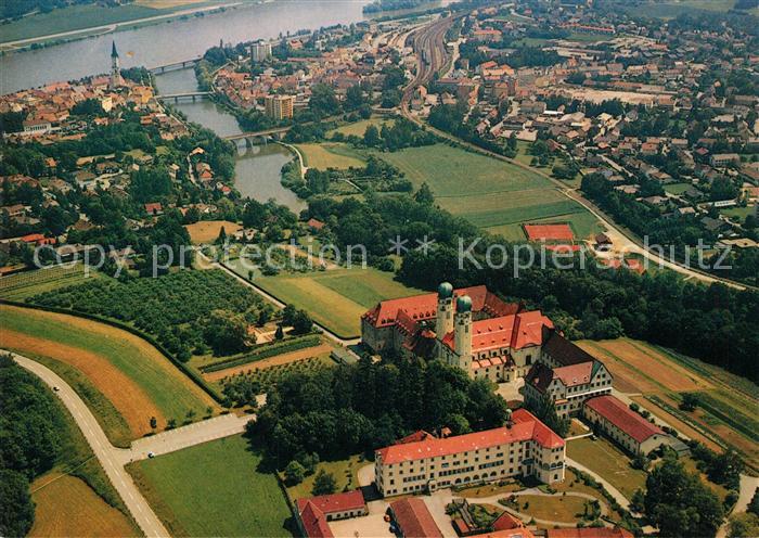 Vilshofen Donau Abtei Schweiklberg Fliegeraufnahme
