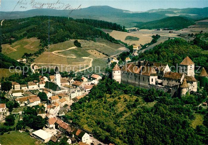 Woerth Donau Fliegeraufnahme mit Schloss