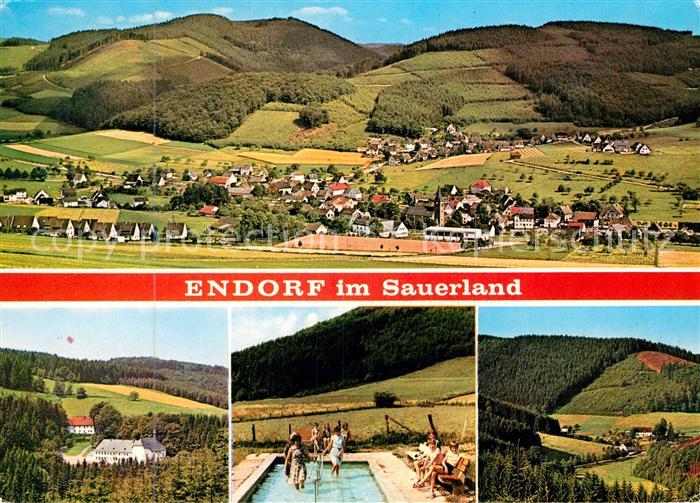 Endorf Sauerland Panorama Hotel Pension Waldbach Wassertreten