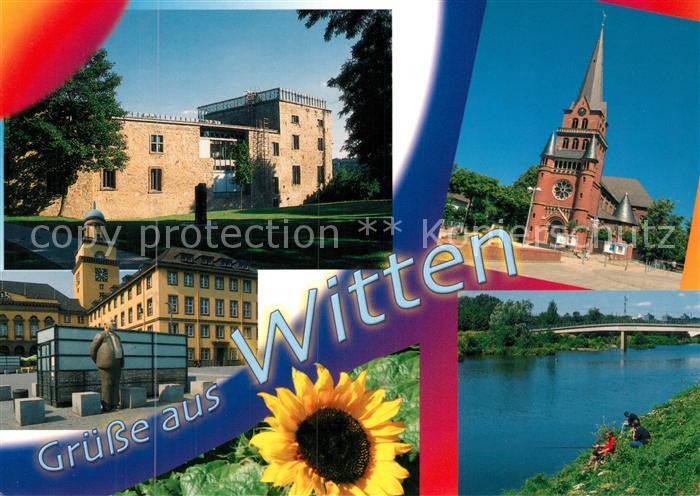 Witten Ruhr Teilansichten Kirche Ruhrpartie