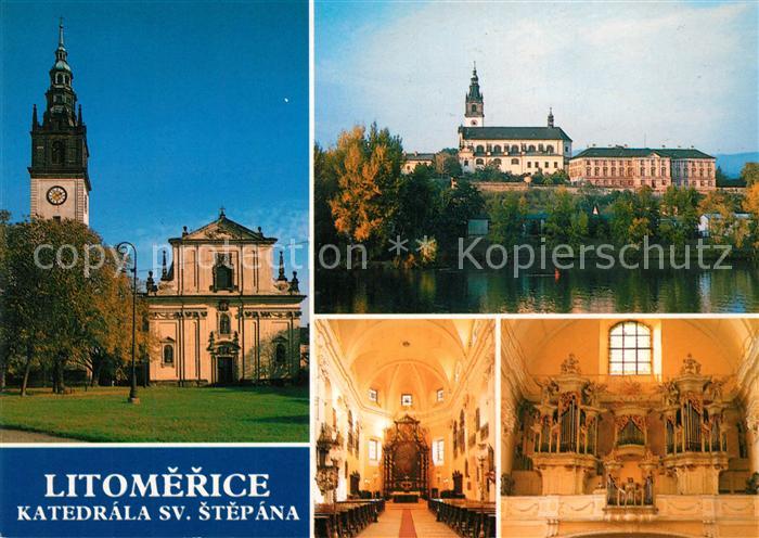 Litomerice Leitmeritz Nordboehmen Katedrala Sv Stepana a biskupska rezidence